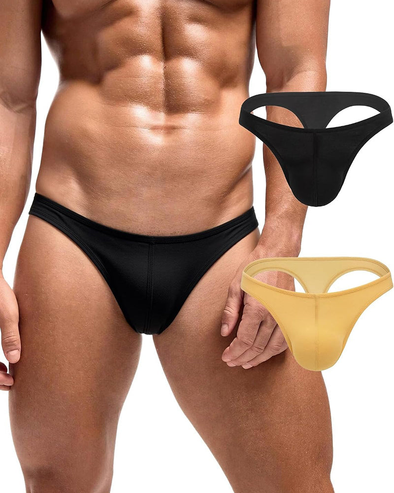 Men's Soft Stretch Thong G-String Underwear 3-Pack