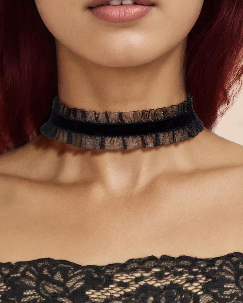 Lace Choker Necklace Gothic Victorian Collar
