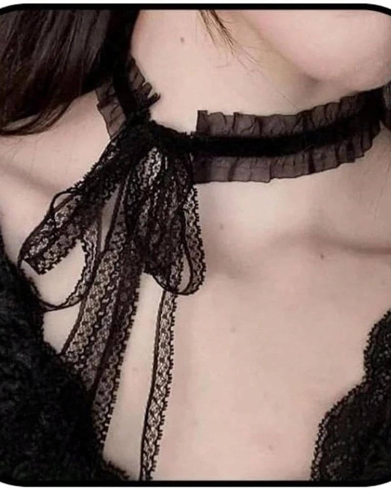 Lace Choker Necklace Gothic Victorian Collar