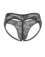 Men's Sheer Lace Rose Brief Underwear