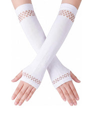 Long Fingerless Arm Warmers Oversleeve Gloves