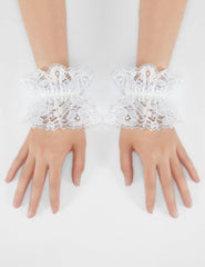 Lolita Lace Wrist Cuff Bracelet Gothic Cosplay