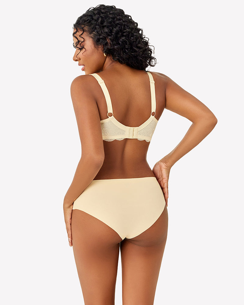 Lifting Lace Underwire Bra for Large Bust