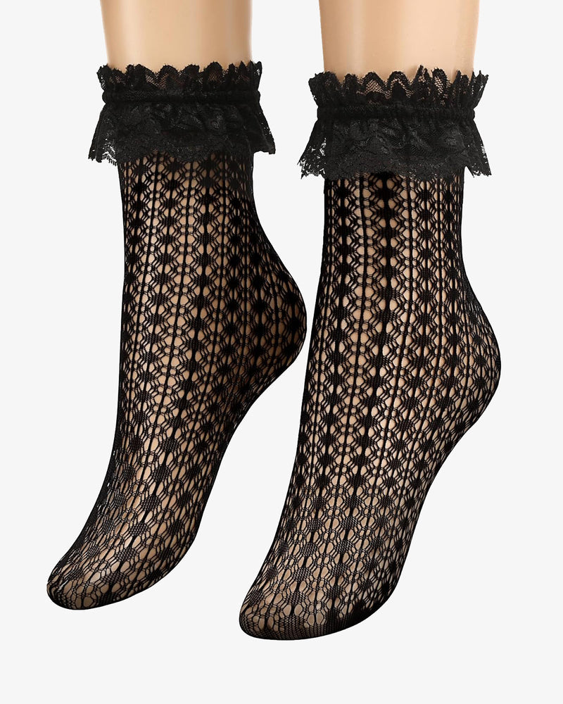 Lace Ruffle Frilly Socks Princess Lace Ankle Socks