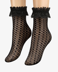 Lace Ruffle Frilly Socks Princess Lace Ankle Socks