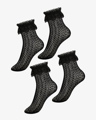 Lace Ruffle Frilly Socks Princess Lace Ankle Socks
