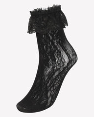 Ruffle Cuff Lace Anklet Socks