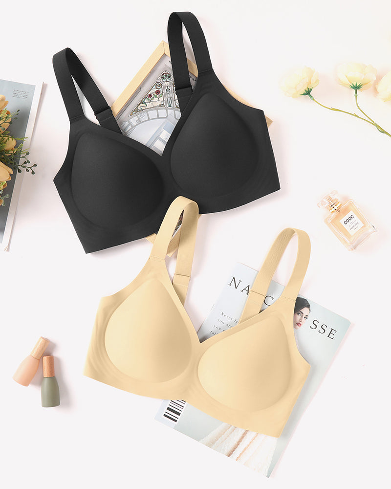 Seamless Push Up Wireless Bra