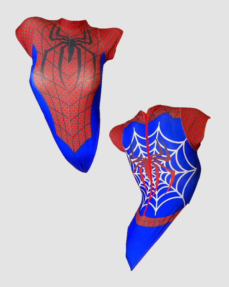 Spider Logo Short Sleeve Bodysuit