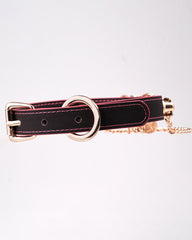 Temperature-Sensitive Color-Changing Butterfly Bell Leather Collars