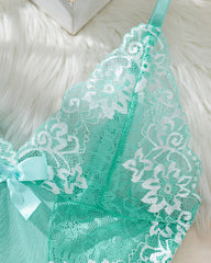 Limited Light Green Asymmetric Babydoll