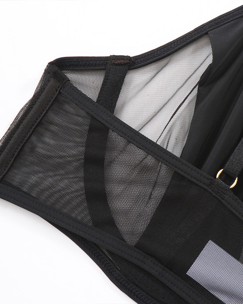 Push Up Mesh Hollow Bra