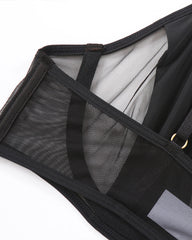 Push Up Mesh Hollow Bra