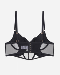 Push Up Mesh Hollow Bra