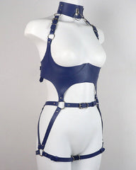 Leather Hollow Bra Body Harness Belt