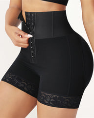 High Waisted Butt Lifting Shapewear Shorts - Tummy Control Waist Trainer