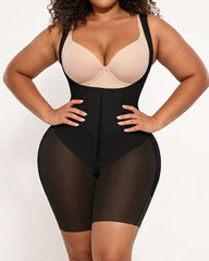 Front Zipper Shapewear Bodysuit - Tummy Control Butt Lift Body Shaper