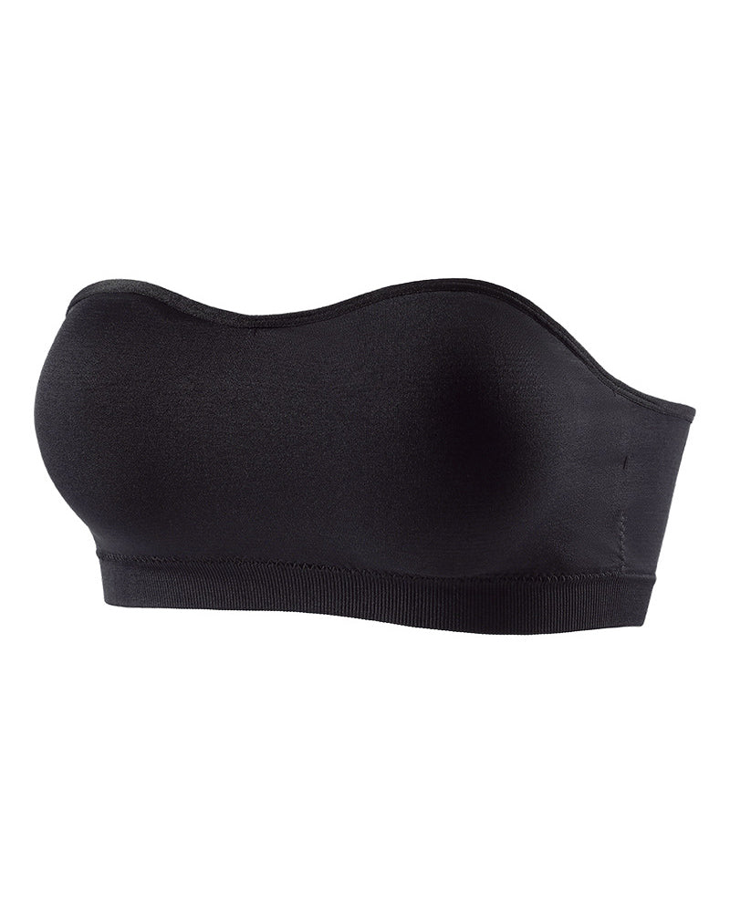 Strapless Side Hook Bandeau Bra Seamless Padded Tube Bra