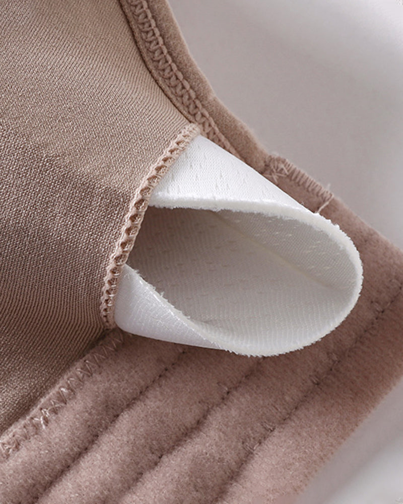 Strapless Side Hook Bandeau Bra Seamless Padded Tube Bra