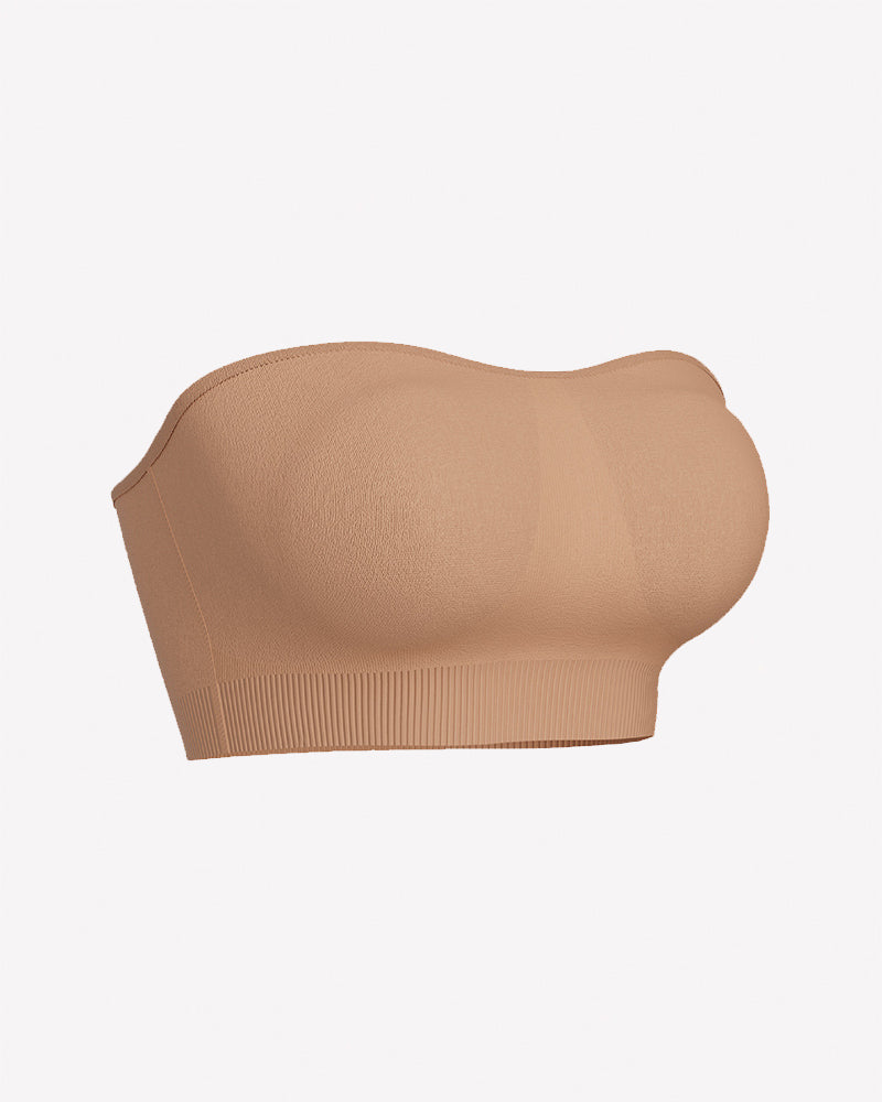 Strapless Bandeau Bra with Removable Pads