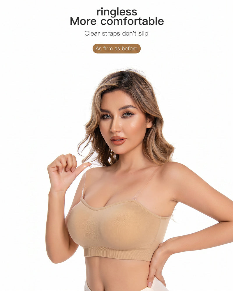 Strapless Bandeau Bra with Removable Pads