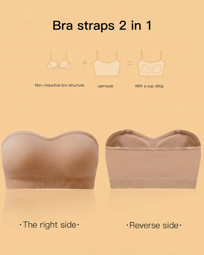 Strapless Bandeau Bra with Removable Pads