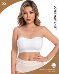 Strapless Bandeau Bra with Removable Pads