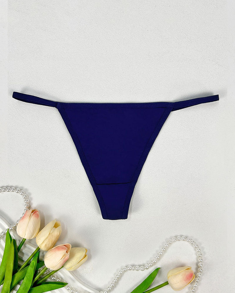 Seamless Thong Panties - Soft Coverage Low Rise Underwear