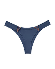V-Hardware Thong - Sexy Metal Accent Minimal Coverage Panties
