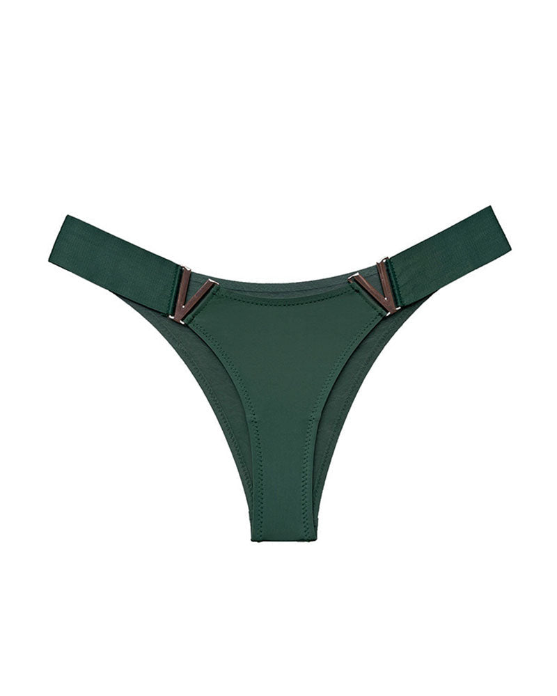 V-Hardware Thong - Sexy Metal Accent Minimal Coverage Panties