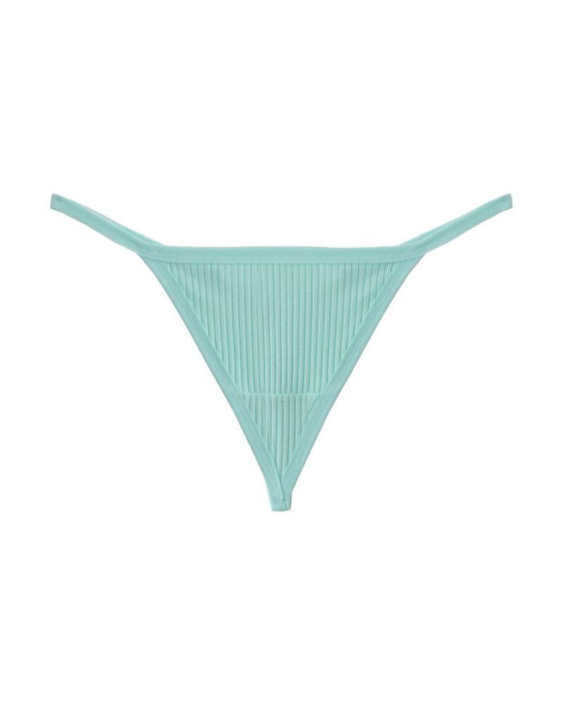 Ribbed Micro String Thong