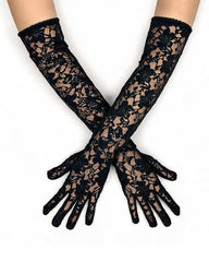 Lace Long Gloves Elbow Length