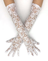 Lace Long Gloves Elbow Length