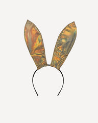 Faux Leather Bunny Ears Headband