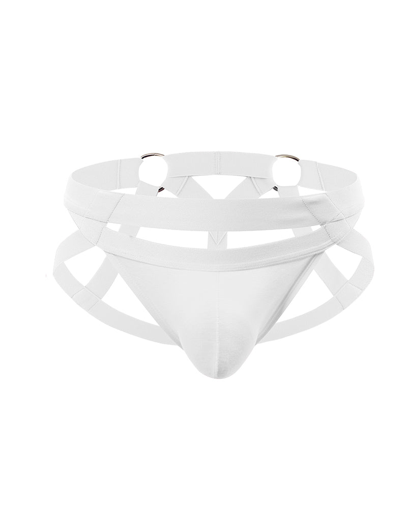 Men's O-Ring Cutout Double Band Briefs